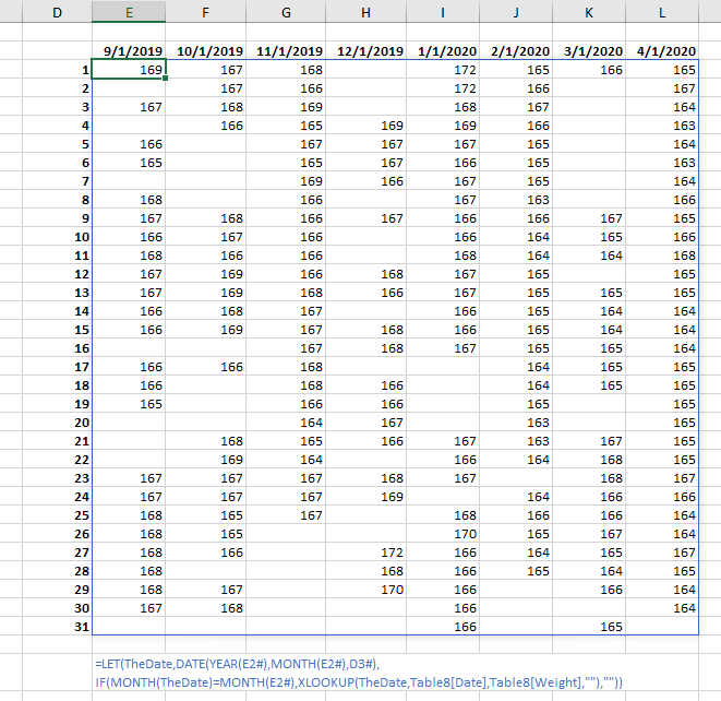 让。XLOOKUP，和动态数组在行动